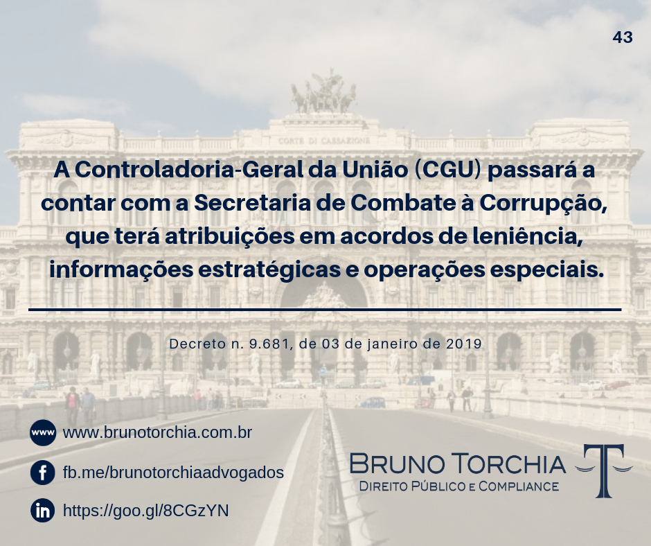 CGU contará com Secretaria de Combate à Corrupção